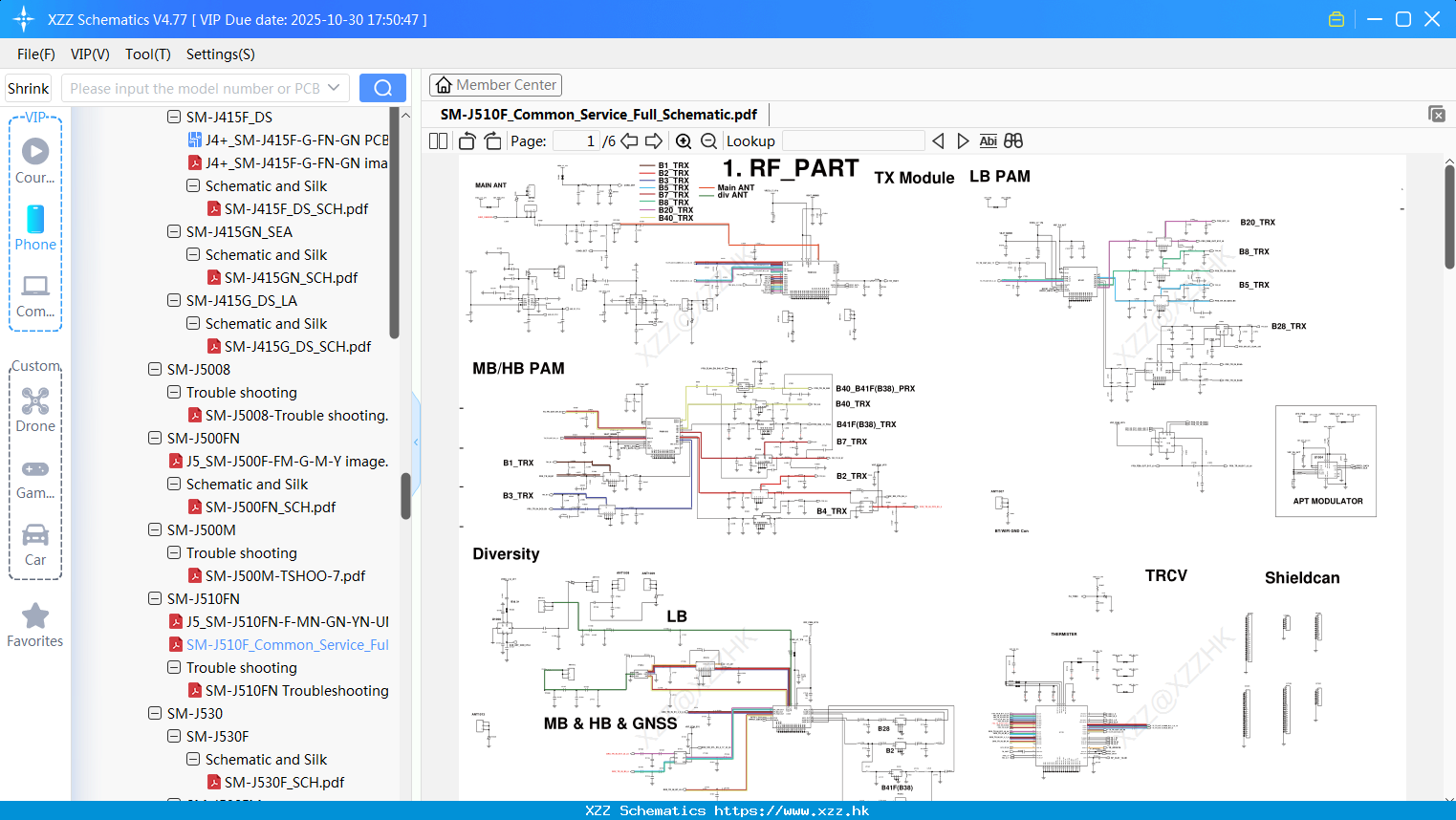 Samsung SM-J510F_Common_Service_Full_Schematic